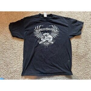 2007 Harley Davidson Looney Tunes Bugs Taz Shirt Black Men’s XL Made In USA